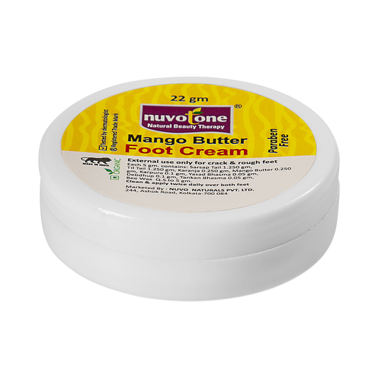 Nuvotone Mango Butter Foot Cream – Repairs Cracks & Hydrates (22 gm)