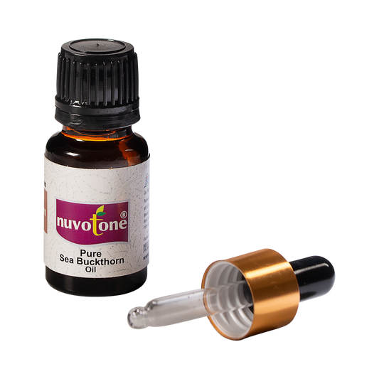 Nuvotone Sea Buckthorn Oil – Cold Pressed for Radiant Skin & Hair Nourishment (10 ml)