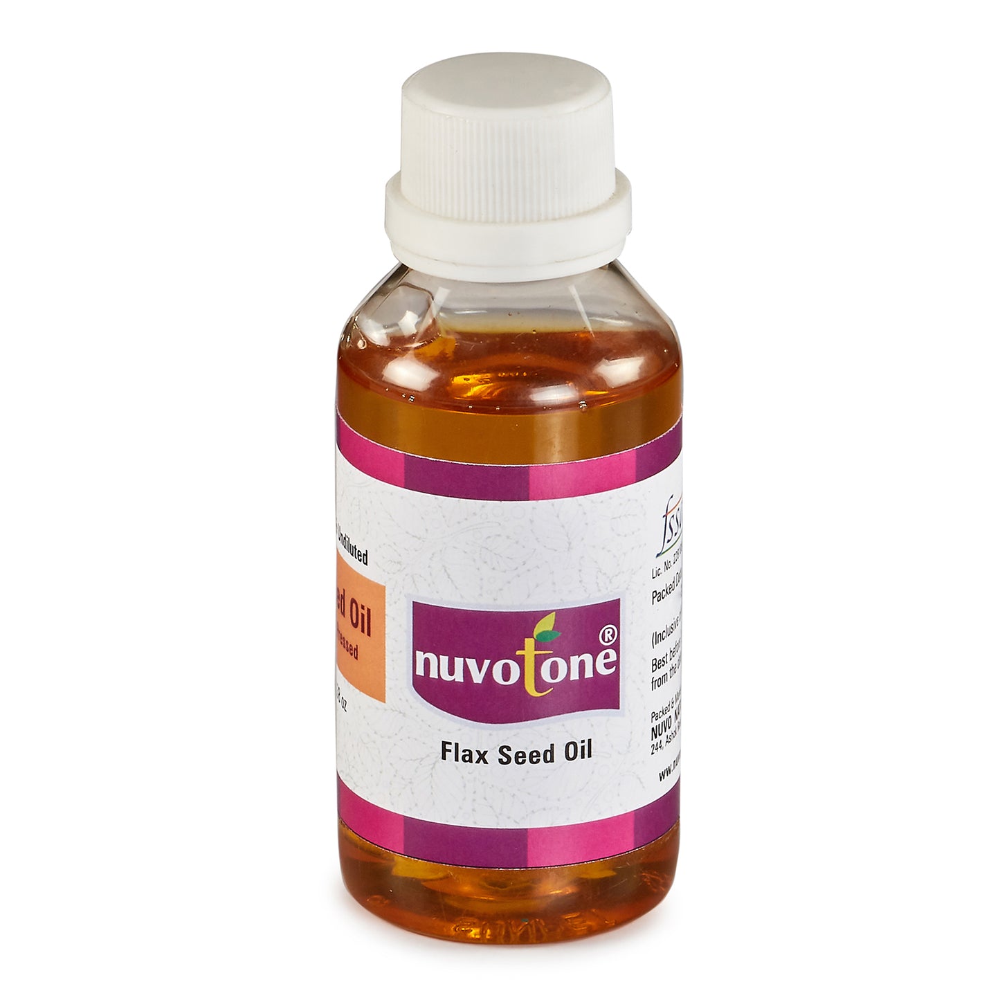 Nuvotone Cold Pressed Flaxseed Oil – Virgin, Hexane-Free for Skin, Hair & Health (100 ml)