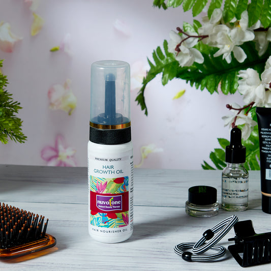 Nuvotone Premium Hair Growth Oil – Ayurvedic Growth & Repair with Argan, Onion & Rosemary (100 ml)